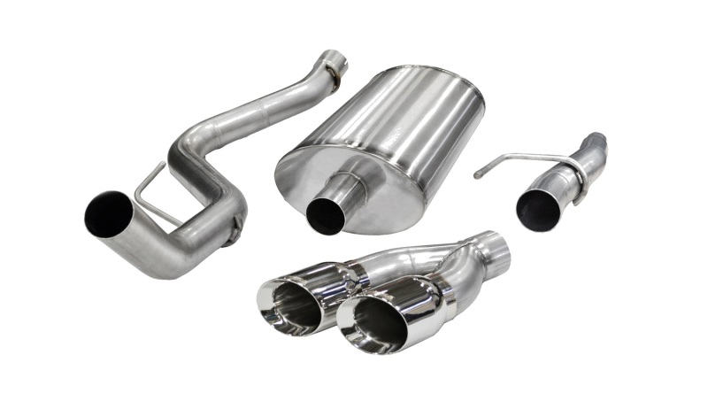 Ford F-150 Performance Exhaust - CORSA Performance - Cat Back Sport - Polished - `11-`14